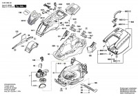 Bosch 3 600 HB9 401 UniversalRotak-36-590 Lawnmower Spare Parts